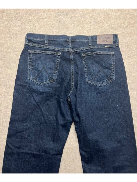 Wrangler Regular Fit Straight Leg Denim Jeans Men's 36 X 30 - Picture 8 of 11